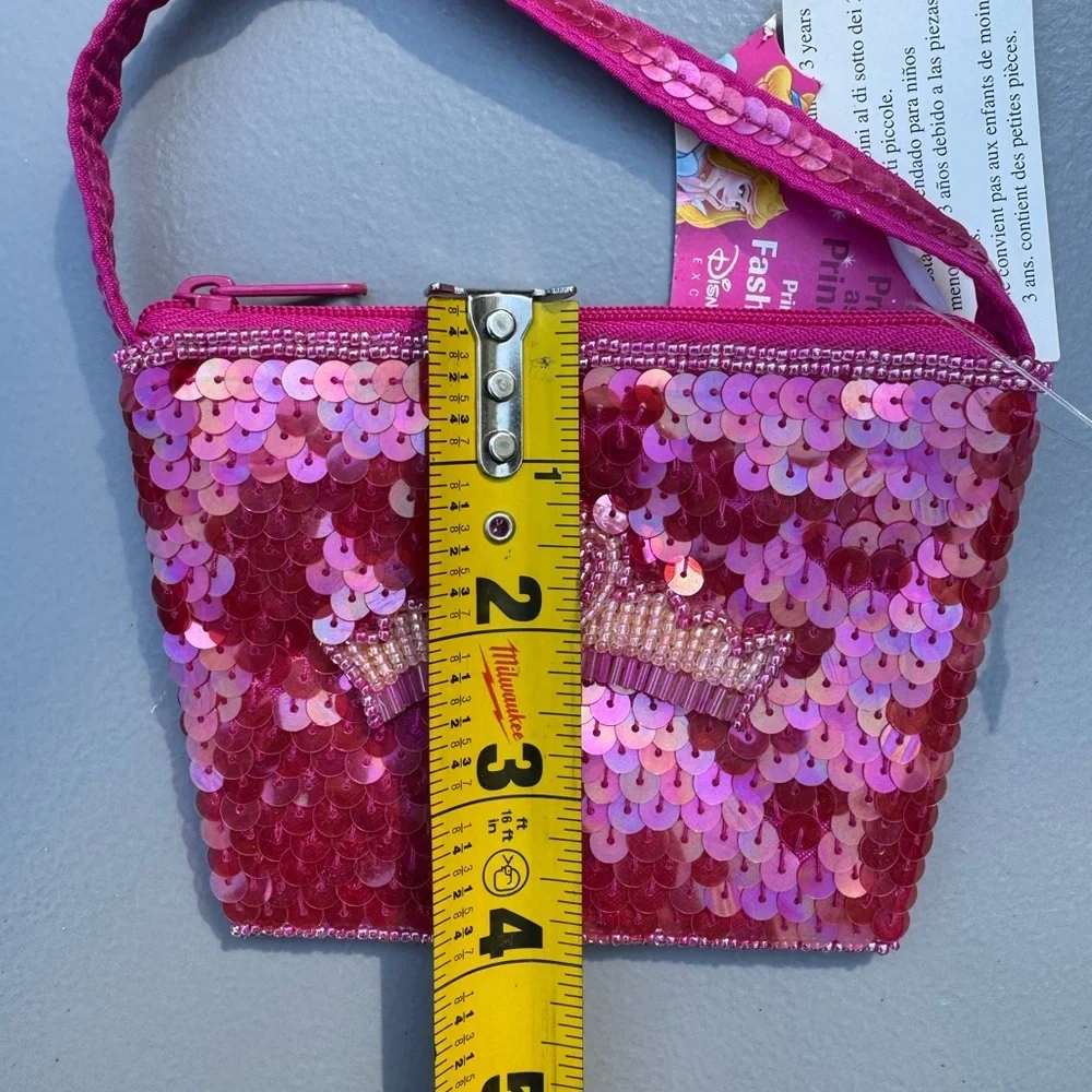 Disney Princess Pink Sequin Handbag